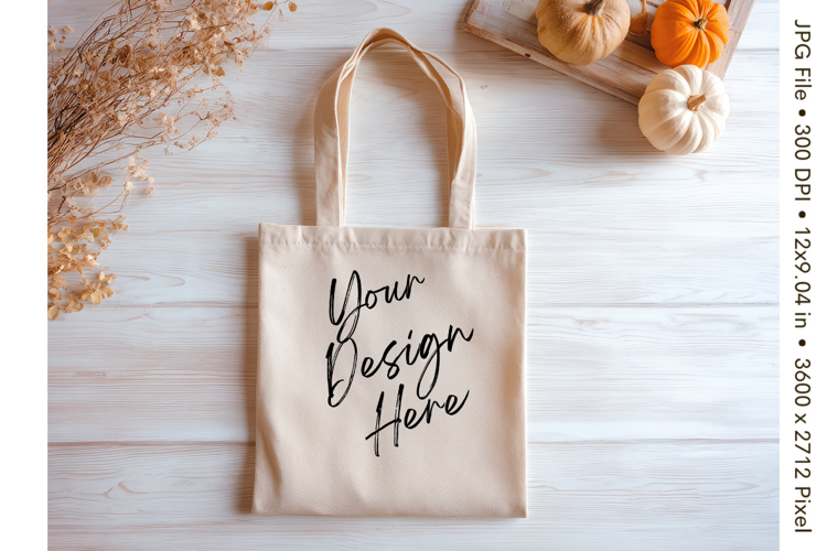 Canvas Tote Bag Mockup Shopping Bag White Natural Blank_80