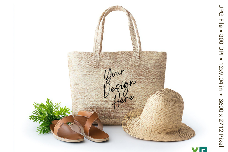Canvas Tote Bag Mockup Shopping Bag White Natural Blank_9