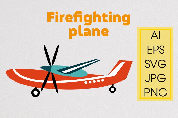 Firefighting plane example image 1