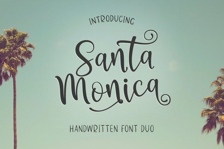 Santa Monica Font DUO example image 1