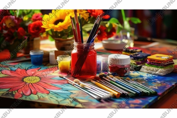 abstract creative table background example image 1