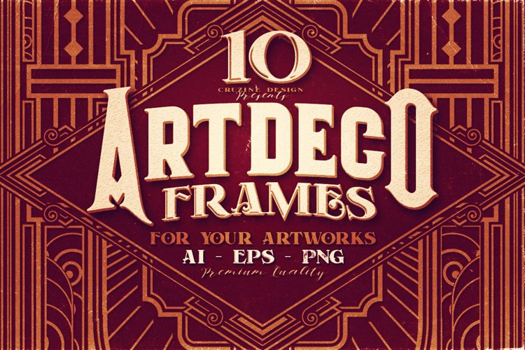 10 Artdeco Frames example image 1