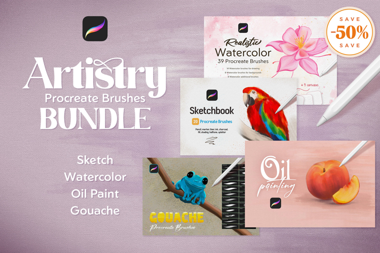 Artistry Procreate Brushes Bundle