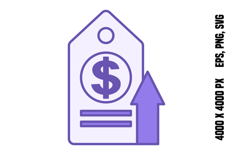 Colored High Price Icon