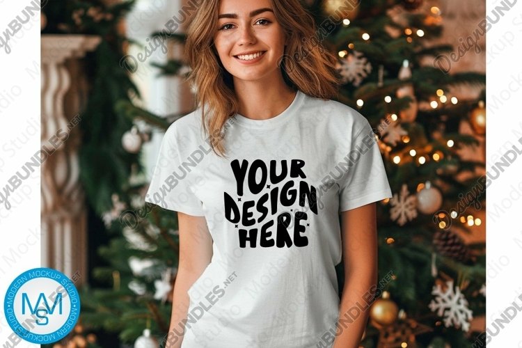 White Tshirt Mockup Image 2