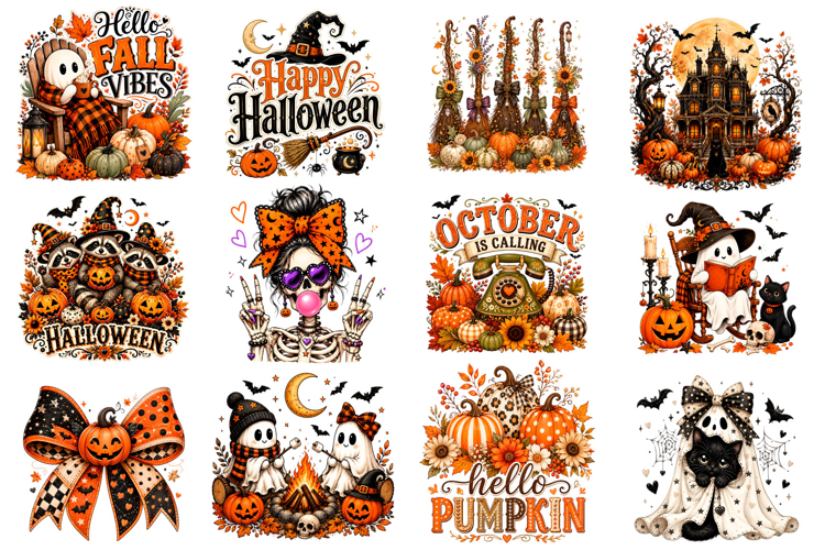Fall Halloween PNG Design
