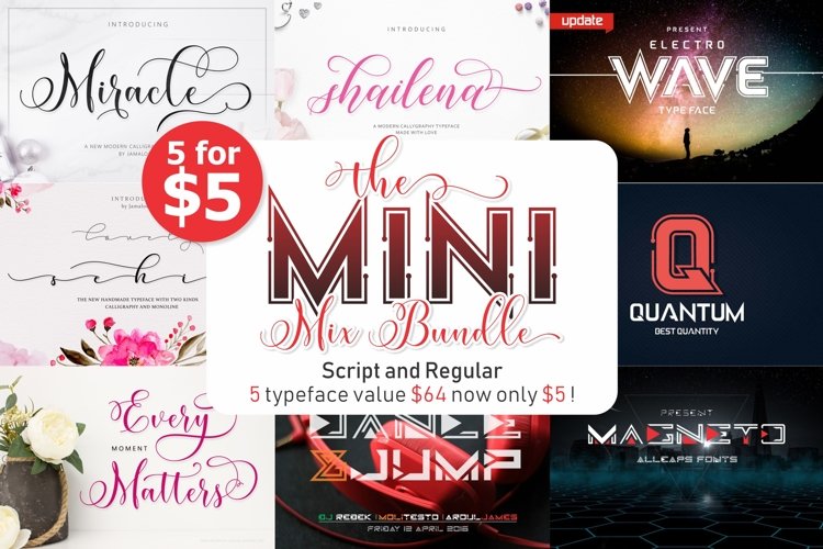 The Mini Mix Bundle 5 for $5 example image 1