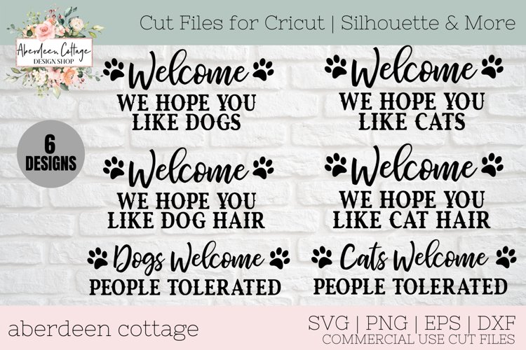 Animal Lover's Welcome Doormat Bundle example image 1
