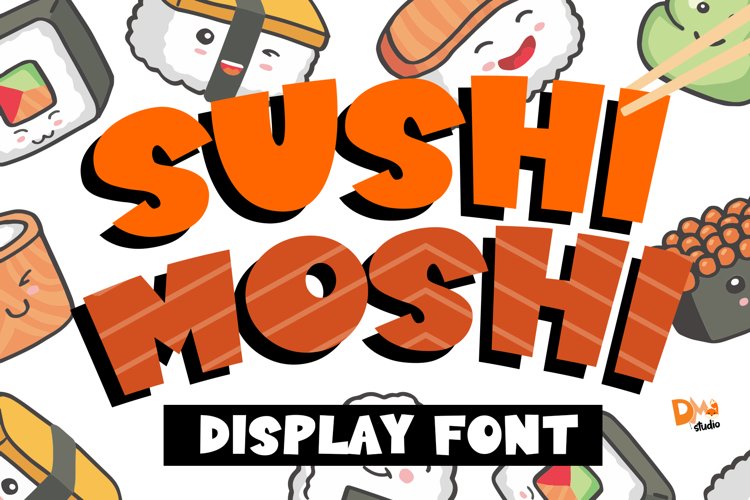 Sushi Moshi - Delicious Display Font example image 1