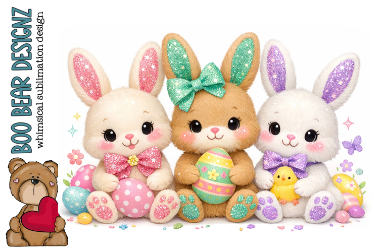 Whimsical Easter Bunny Clipart