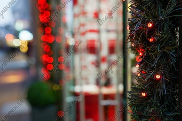 Christmas lights, Christmas decorations on the street example image 1