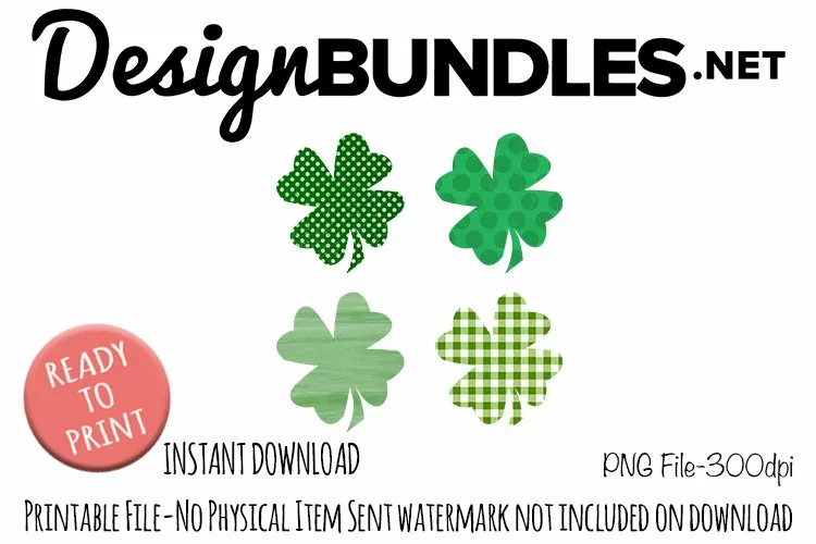 Set of 4 Clovers