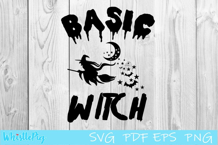 Basic Witch SVG Halloween SVG Halloween Clipart example image 1
