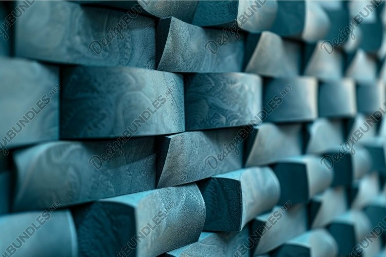Acoustic foam panel creating a repetitive pattern for soundp