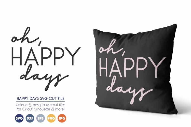 Oh Happy Day SVG Files - Religious