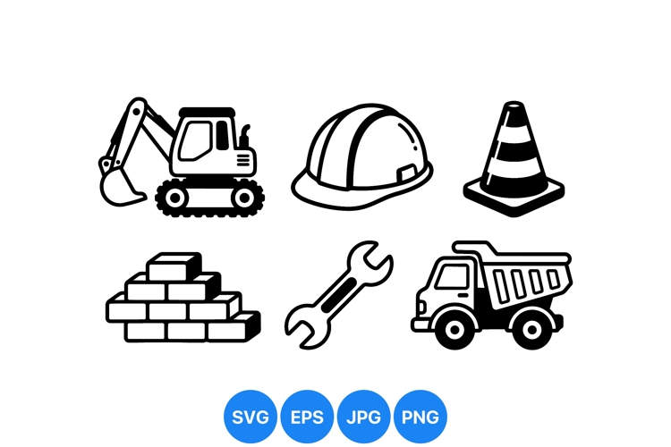 Construction Tools Svg Clipart For Builders