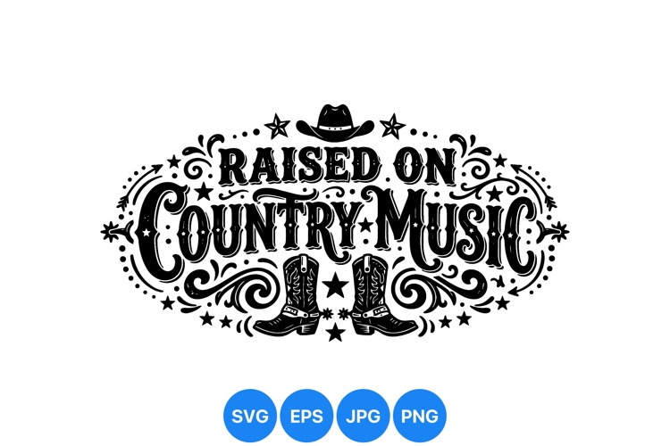Country Music Clipart Image 5