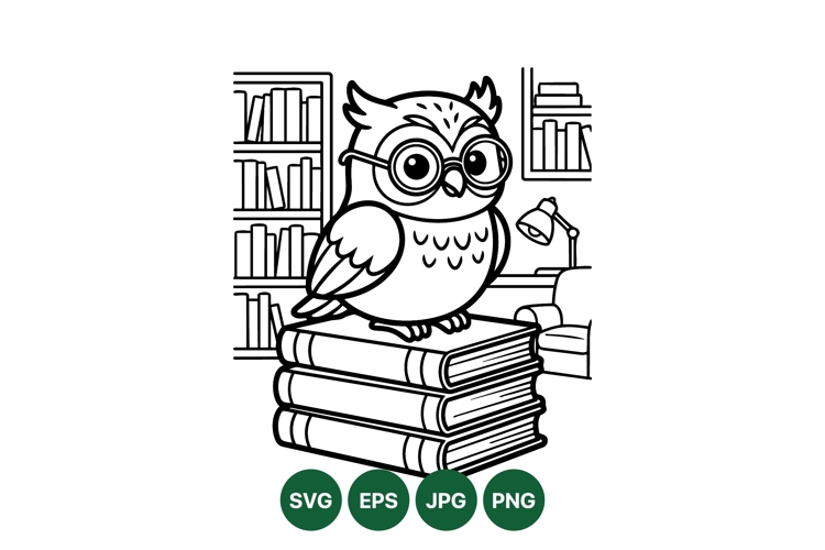 Owl Vector Image 3