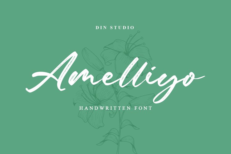 Amelliyo-Handwritten Font example image 1