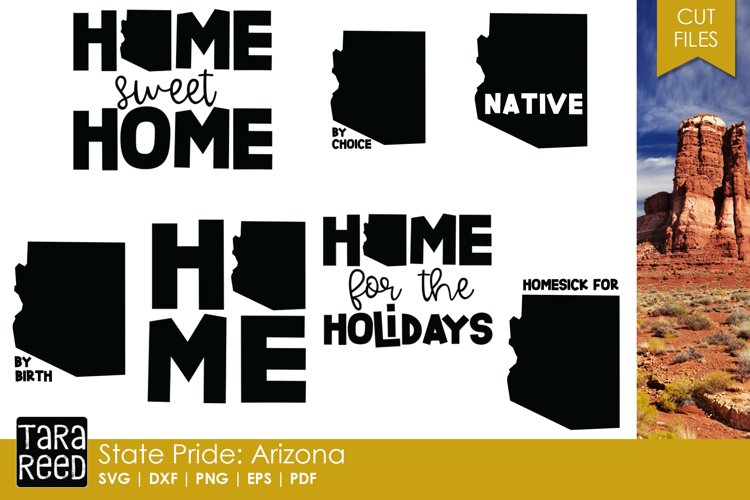 State of Arizona - SVG and Cut Files for Crafters example image 1
