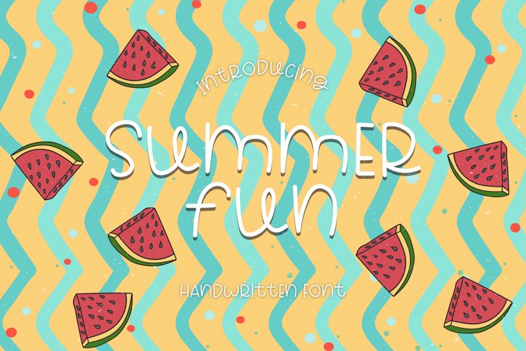 Summer Fun - A Sweet Handwritten Font example image 1