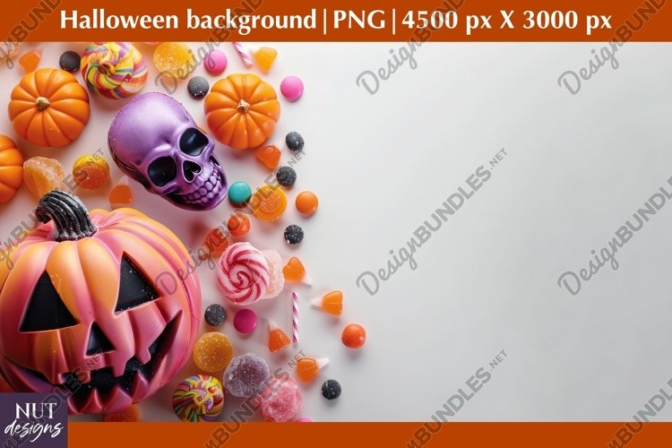 Topview Halloween background, Halloween mockup, table mockup