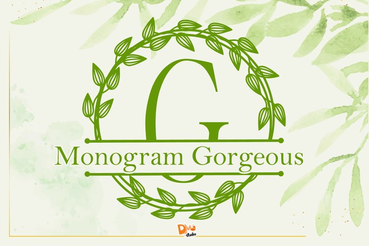 Monogram Gorgeous Font example image 1