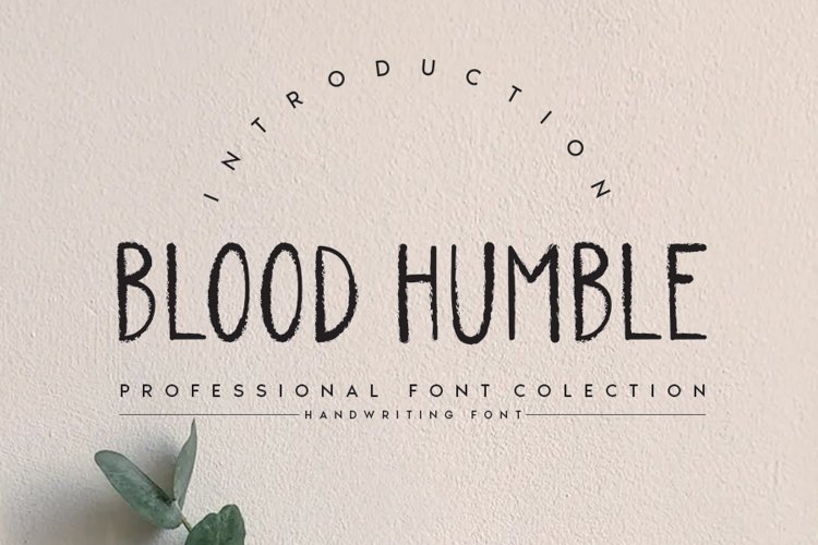 BLOOD HUMBLE example image 1