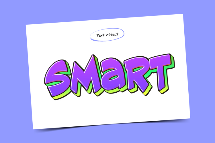 Funny Cartoon Style Text Effect Editable