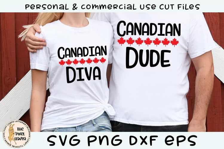 Canadian Diva Canadian Dude Bundle SVG