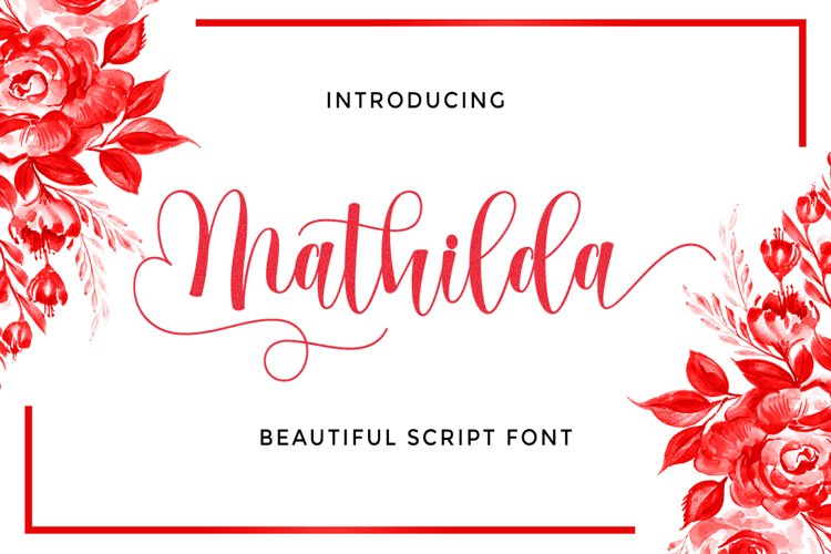 Mathilda Script example image 1
