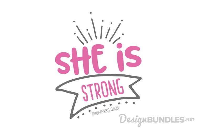 She is strong example image 1