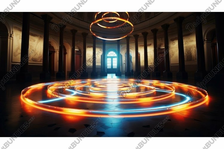 contemporary circle lights