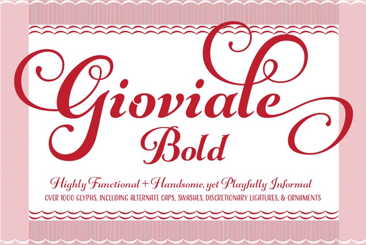 Gioviale Bold example image 1
