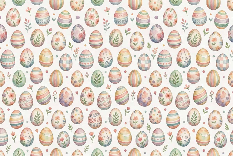 Colorful Easter Pattern