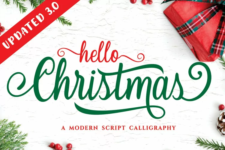 Hello Christmas - Christmas Font Best Seller!