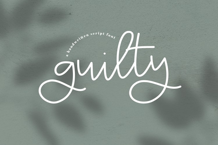 Guilty - A Handwritten Script Font example image 1