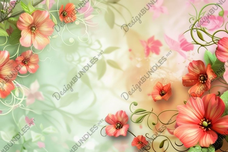 Flowers Texture Image 7