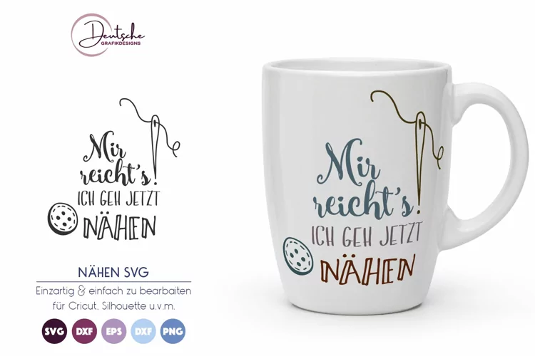 Ich geh jetzt nähen SVG