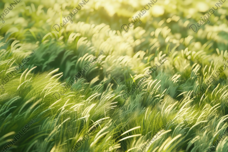 Needle Grasses Background Wallpaper