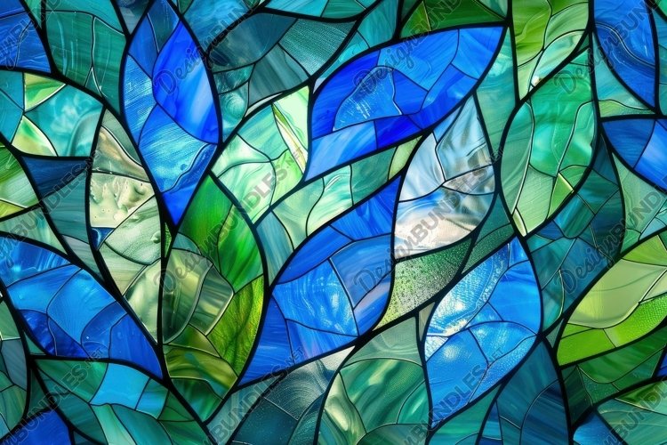 Stained Glass Texture Image 6