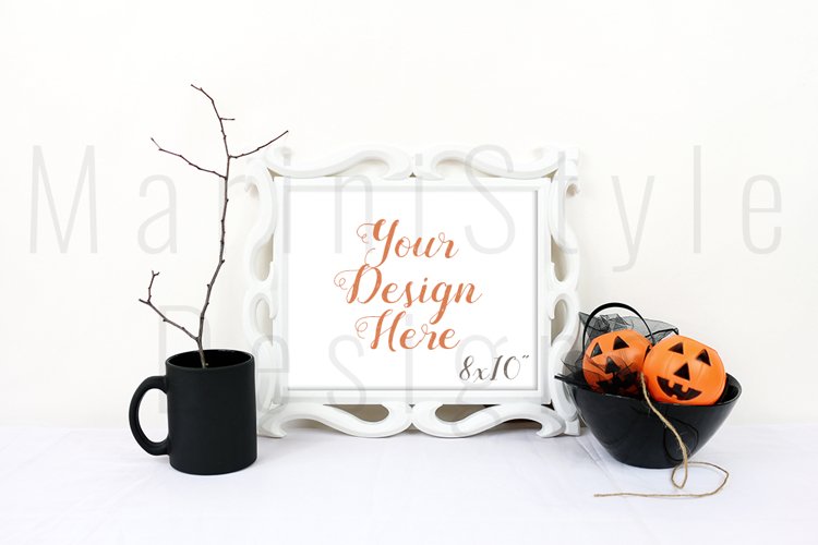 Frame mockup, 8x10 Halloween Frame Stock Photo &amp; (205080)