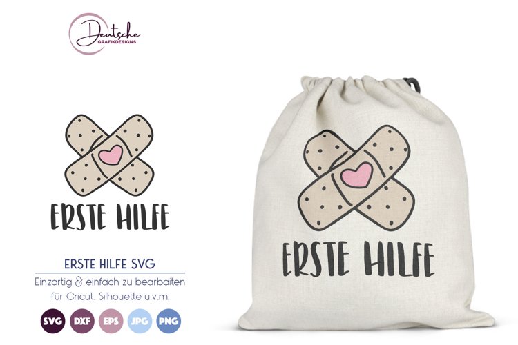 Erste Hilfe SVG | Pflaster SVG example image 1