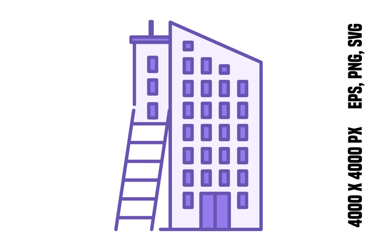 Colored Ladder Icon