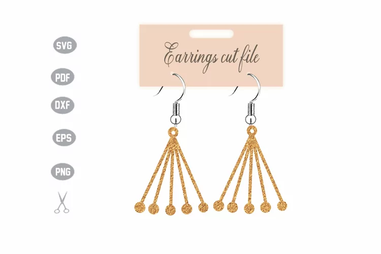 Earrings Template SVG