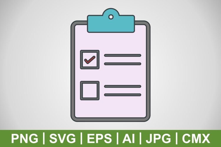 Vector Checklist Icon example image 1