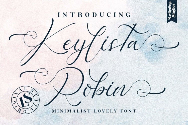 Keylista Robin - Beautiful Script Font example image 1
