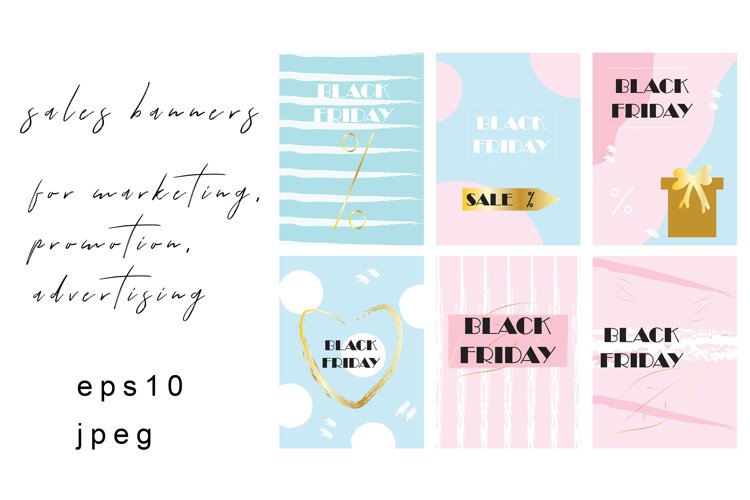 Black Friday Sales Offer Banners