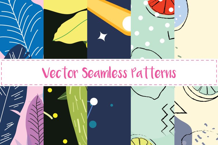Vector seamless pattern example image 1