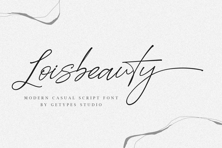 Loisbeauty | A Signature Font example image 1